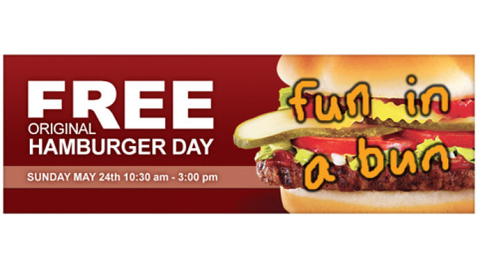 Harveys Canada: Free Hamburger Day!