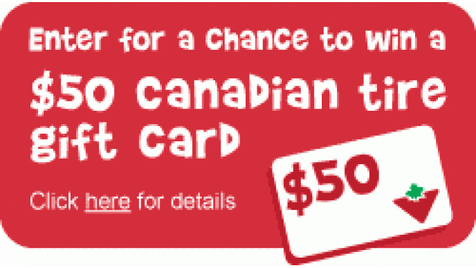Do You Want A $50 Canadian Tire Gift Card?