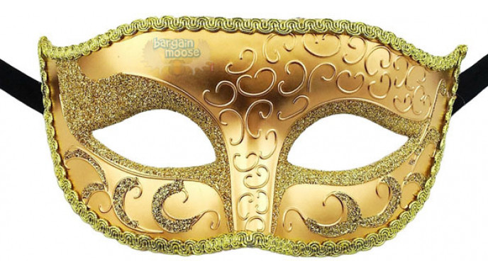 Amazon Canada: 48% Off Bulesque-Boutique Unisex Gold Masquerade Venetian Mask - Now $14.99 & Free Shipping (EXPIRED)