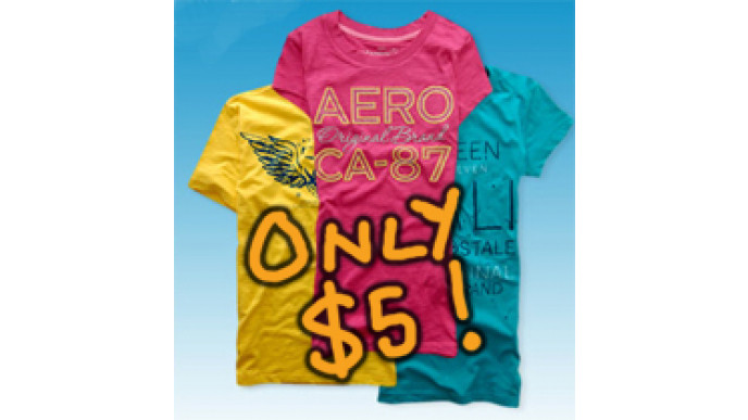 Aéropostale Canada: Tees For Only $5!
