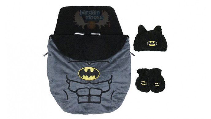 Toys R Us Canada: $20 Off Batman Car Seat Bunting Bag, Hat & Mittens - Now $40