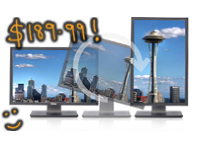 TODAY ONLY: Dell UltraSharp 22” Widescreen Monitor - $189.99 & Free Shipping!