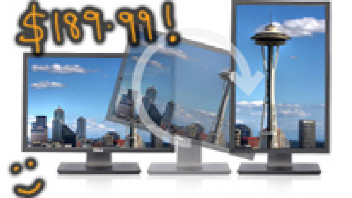 TODAY ONLY: Dell UltraSharp 22” Widescreen Monitor - $189.99 & Free Shipping!
