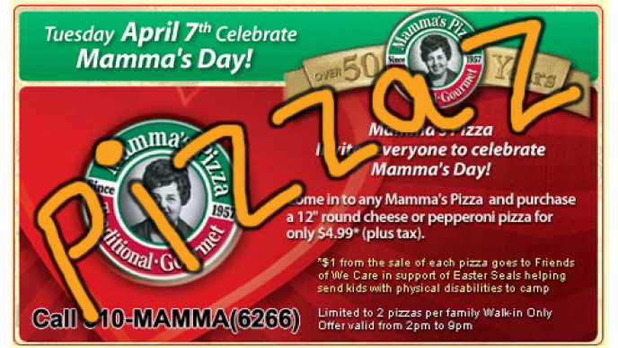 Mamma’s Pizzas Canada: Heart Shaped Pizza!