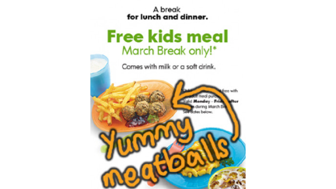 Ikea March Break: Free Kids Meals!