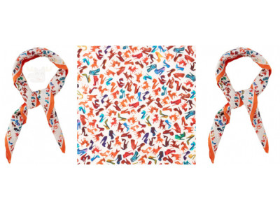 70% Off Shoes Print 100% Silk Scarf Was $100 | Now $30 & Free Shipping @ Chapters Indigo