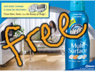 Canadian Freebies: Pledge MultiSurface Cleaner! 