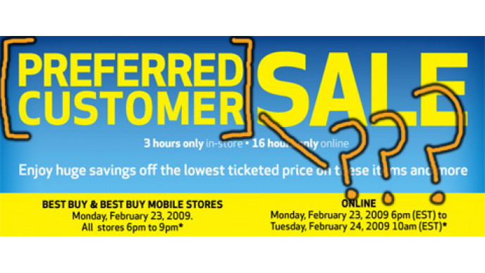Preferred Customer Sale @ Best buy Canada! 