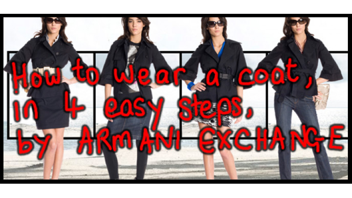 Armani Exchange Canada $20 Discount & How To Wear A Trench!