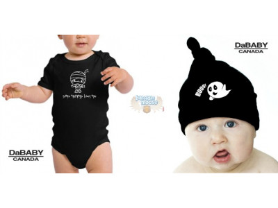 Etsy: Halloween Baby Onesies Only $15 from DaBaby