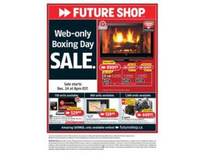 FutureShop Boxing Day Flyers Online Now!! (December 2008)