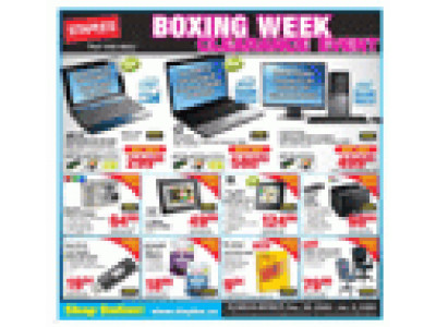 Staples Boxing Day Flyer December 2008