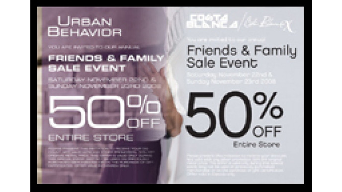 Urban Behavior / Costa Blanca Printable Coupons: 50% Discount In Store!!