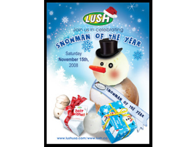 Lush Canada: Free Frosty The Snowman Gifts In Store (And Free Eggnog!)