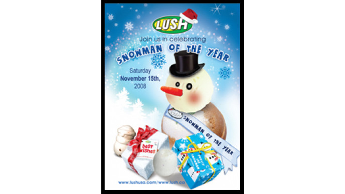 Lush Canada: Free Frosty The Snowman Gifts In Store (And Free Eggnog!)