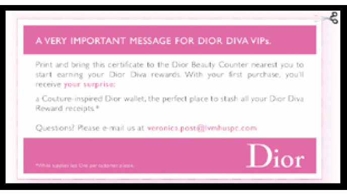 Free Stuff Canada: Couture-inspired Dior wallet!