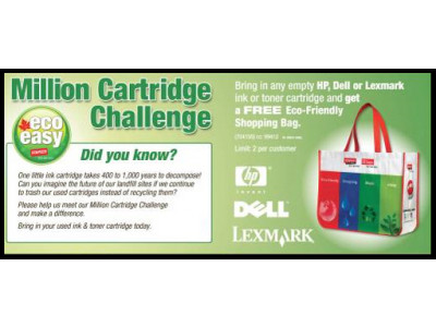 Canadian Freebies @ Staples: Free Eco Bag For Old Ink Cartridges