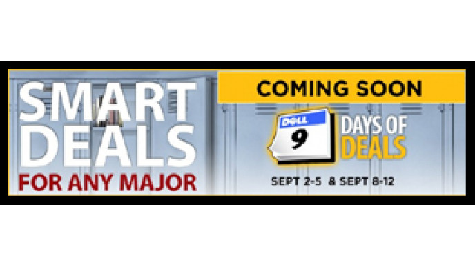 Dell Canada - “Days of Deals” – Hot discounts on 3 items every day (Sept 2 – 12)