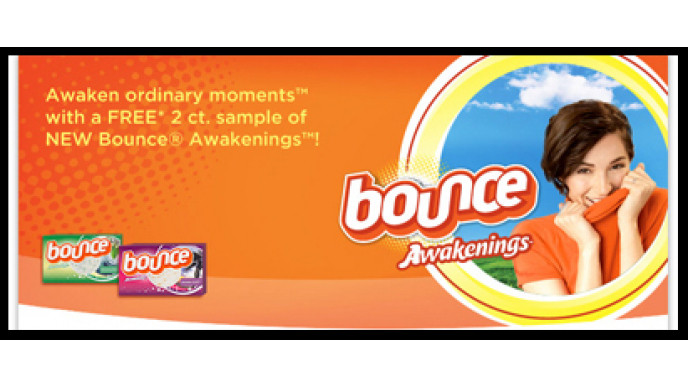 Free sample of New Bounce Awakenings @ P&G!