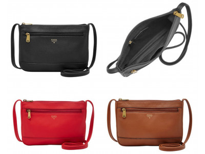 Fossil Mini Leather Crossbody Bag Now $62