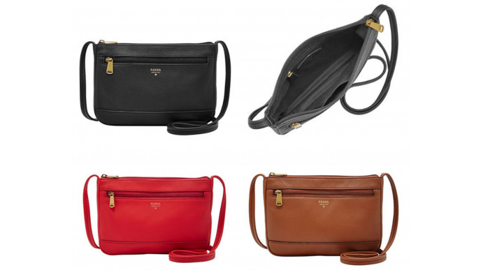 Fossil Mini Leather Crossbody Bag Now $62 (Was $128) @ The Bay