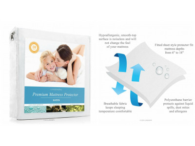 LinenSpa Premium Mattress Protector Just $23