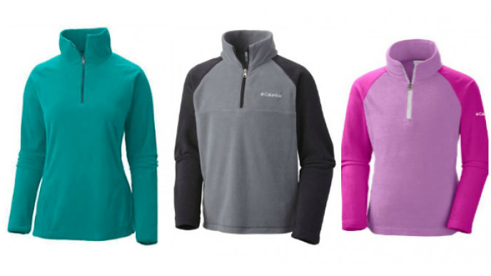 Kids' Fleece Jackets from $10 & Adults from $20 @ Columbia