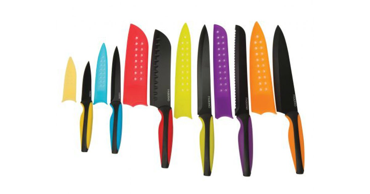 Paderno 6 Pc. Knife Set With Sheats Now 30 Delivered Costco