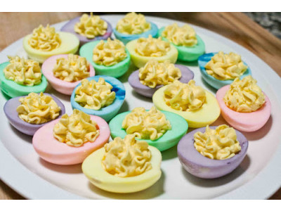 Pastel Deviled Eggs!