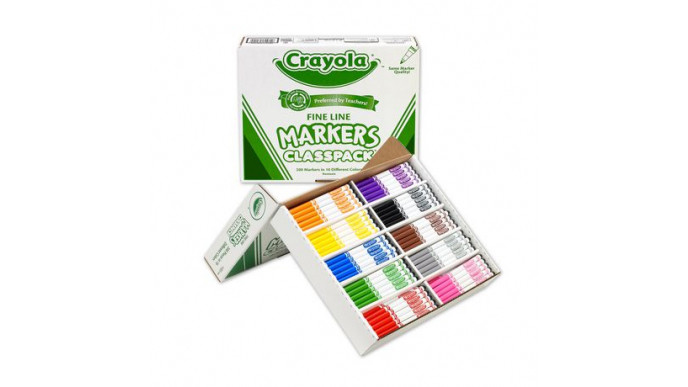 200 Crayola Markers Fine Line Classpack Now $58 @ Walmart.ca