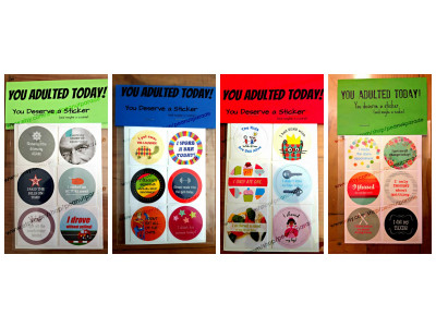"You Adulted Today" Stickers