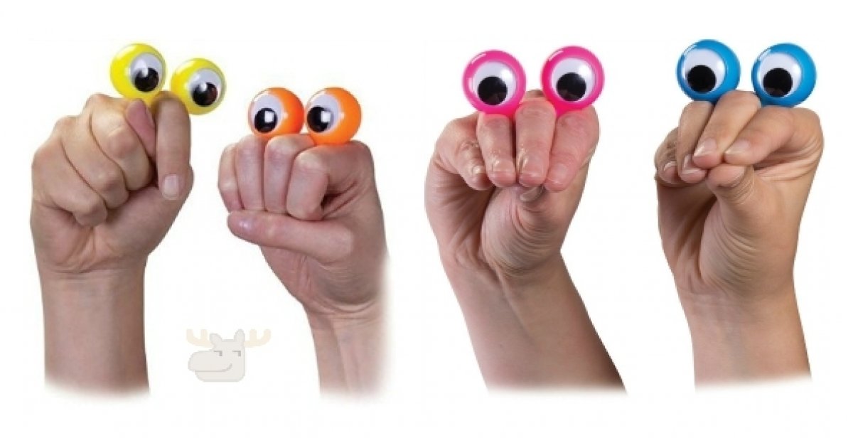 Baker Ross 6Pack Finger Spies with Wiggle Eyes Only 8 Amazon.ca
