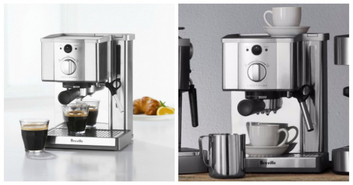 Breville Café Roma Espresso Maker with Cups just 120 with Code Sears