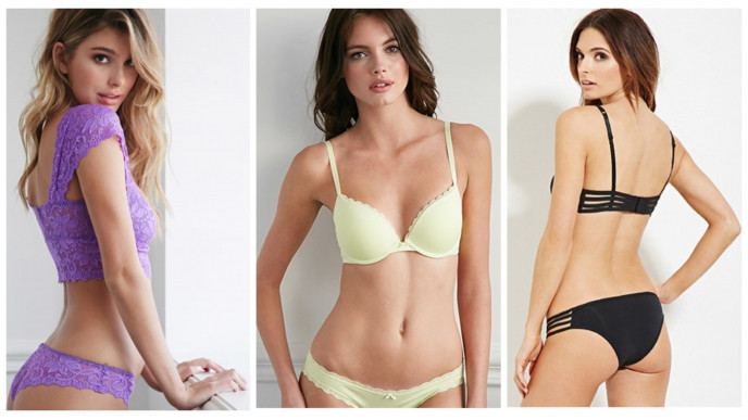 5 for $15 Panties & Bras for $6 @ Forever 21