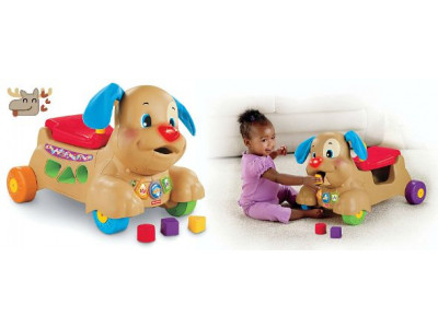 50% Off Fisher Price Laugh & Learn Stride To Ride Puppy Now $38 + Free Shipping @ Amazon Canada