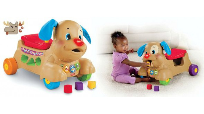 50% Off Fisher Price Laugh & Learn Stride To Ride Puppy Now $38 + Free Shipping @ Amazon Canada