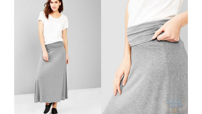 Gap Canada: 59% Off Foldover Maxi Skirt + EXTRA 40% Off Promo Code - Now Just $14.99!