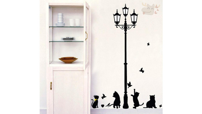 Naughty Cat Wall Stickers were $25 now $5.18 Shipped @ Amazon.ca!
