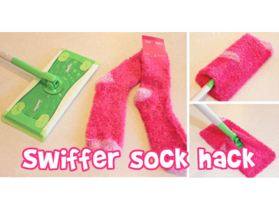 DIY: Swiffer Sock Hack