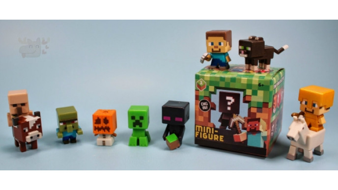 Minecraft Collectible Figure Mystery Blind Box Only 3 97 Walmart Ca Expired