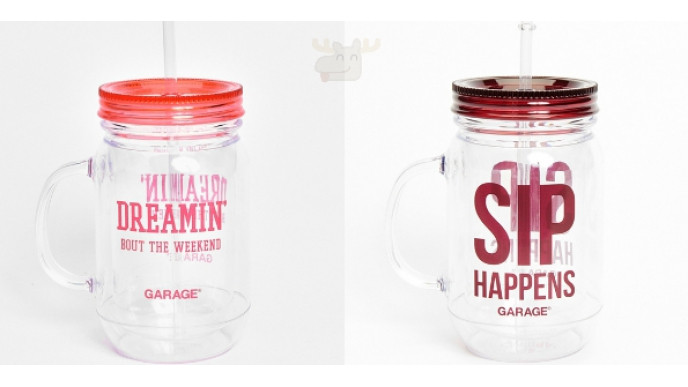 75% Off Mason Jar Tumblers Were $15 | Now $3.75 & Free Shipping @ Garage.ca