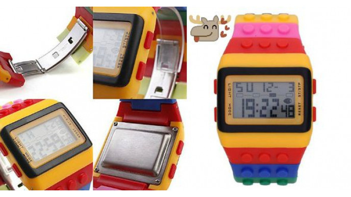 Sodial Lego Inspired Wrist Watch Just $8 + Free Shipping @ Amazon.ca