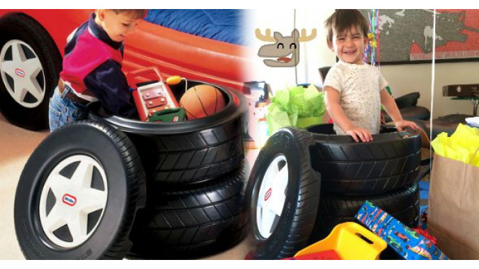 little tikes tire toy box