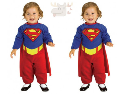 Newborn Rubies Superman/Supergirl Romper was $30 now $11 @ Amazon.ca! (EXPIRED) 