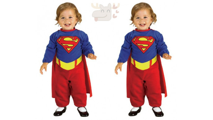 Newborn Rubies Superman/Supergirl Romper was $30 now $11 @ Amazon.ca! (EXPIRED)