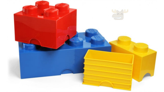 LEGO Stackable Storage Bricks Small $15 & Medium $20 @ Chapters Indigo