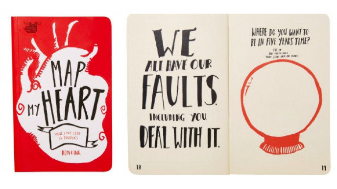 75% Off Map My Heart Journal - Was $20 | Now $5 @ Chapters