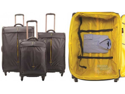 Best Buy Canada: $580 Off Delsey 3-PC Extreme Lite Luggage Set - $200 TODAY ONLY