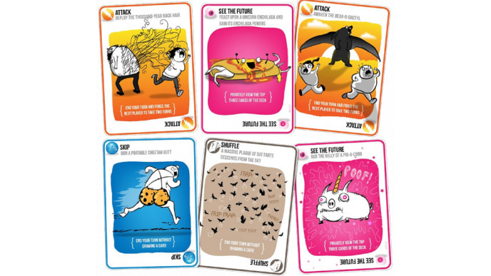 Exploding Kittens now available on Amazon.ca! ($25 & Free Shipping)