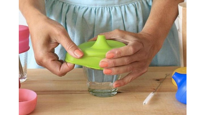 Turn Any Cup Into A Sippy Cup with SiliKids Siliskin Sippy Top Lids Only $12 For 2 @ West Coast Kids